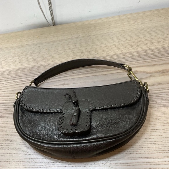 Stuart Weitzman Metallic Leather Handbag - Picture 12 of 16